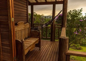 Área externa coberta.